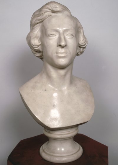 Busto di Frederic Chopin (1810-49), 1849 da Jean Baptiste Auguste Clesinger